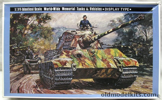 Nichimo 1/35 Sd. Kpfw. VI Tiger II with Henschel Turret, DT3503 plastic model kit